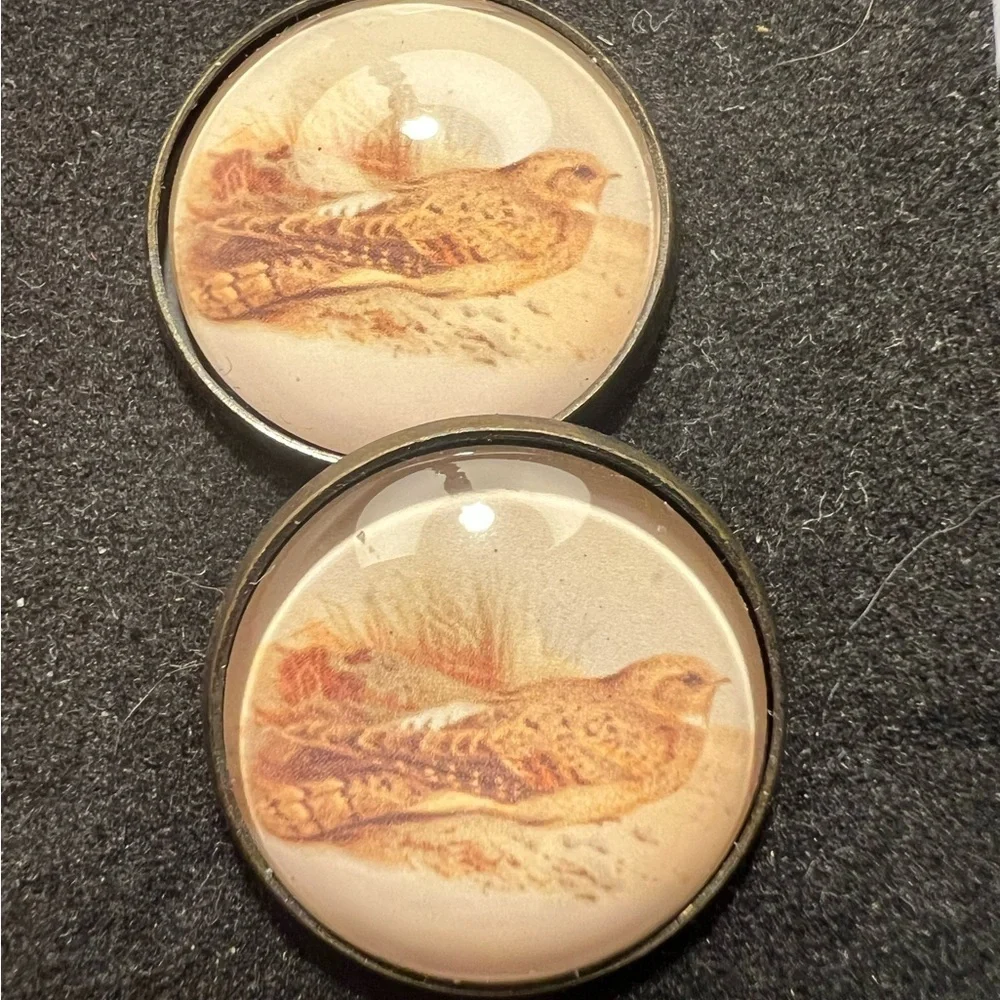 Pheasant Cuff Links